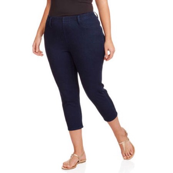 faded glory capri jeggings